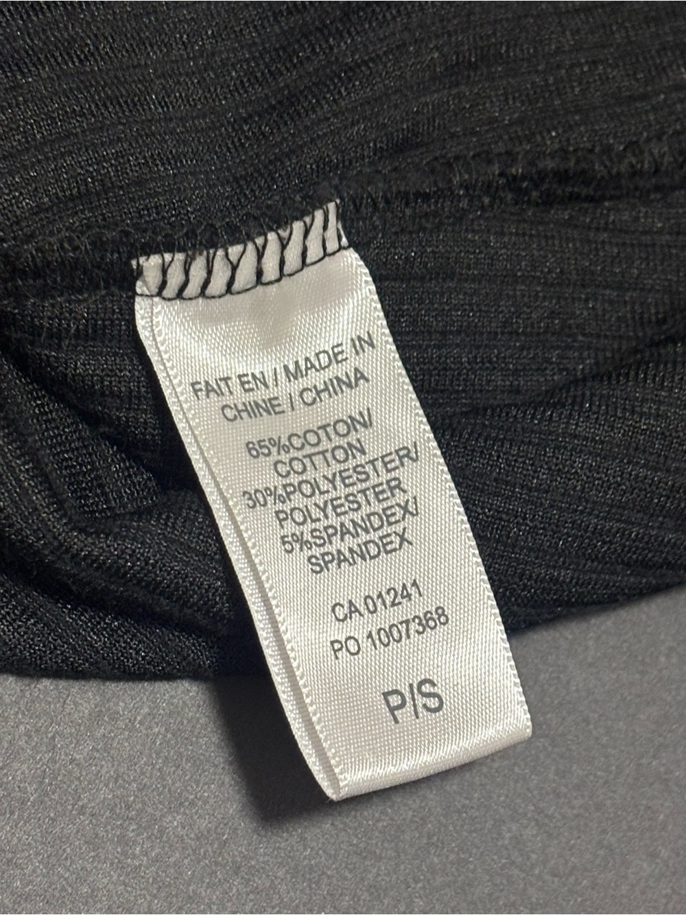 TWIK by Simons black ribbed mini dress - Picture 5 of 5